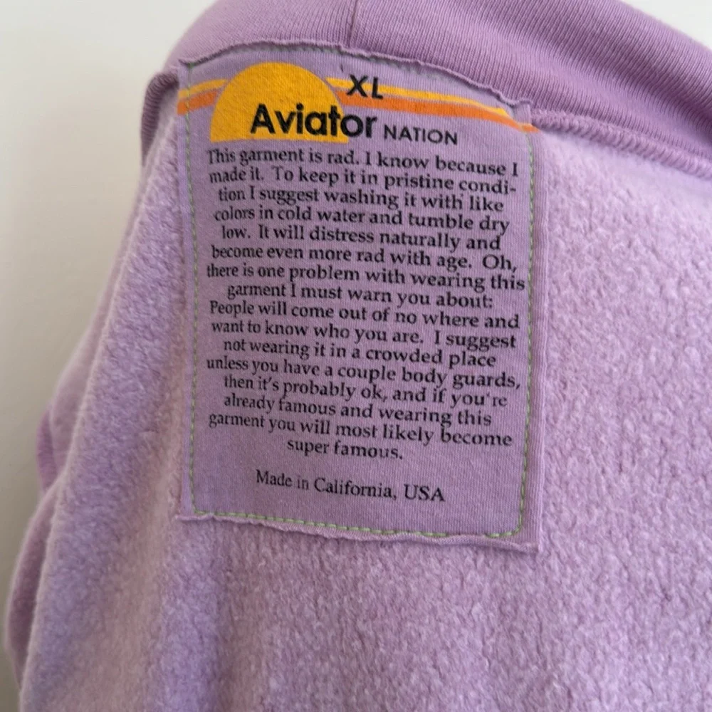 Aviator Nation striped zip up - Picture 6 of 6